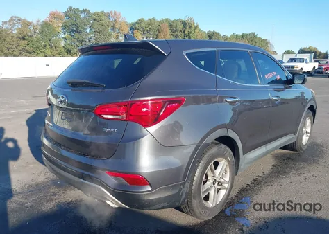 2017 Hyundai Santa Fe Sport 2.4L z USA, uszkodzony, nr VIN 5XYZT3LBXHG391404